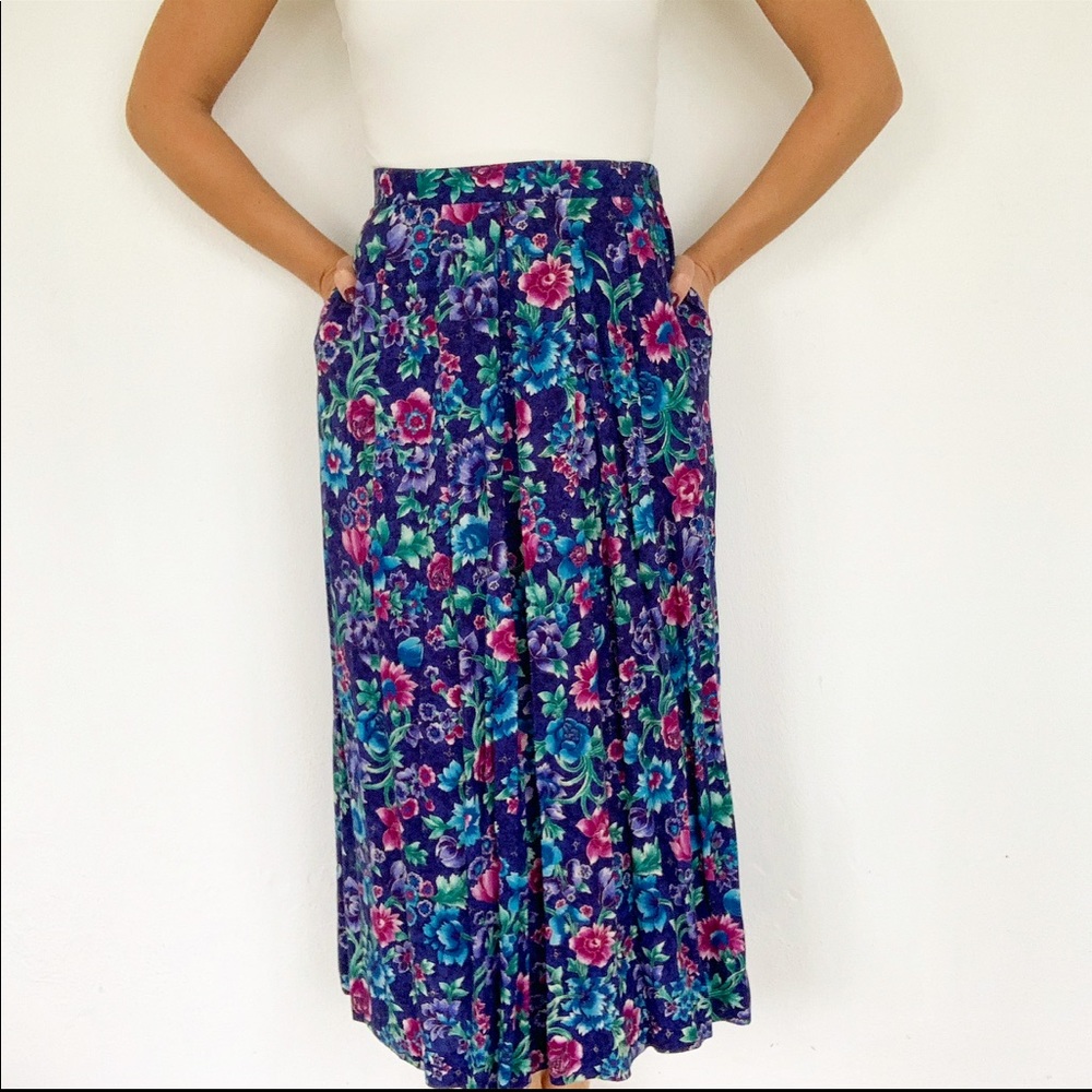 Vintage silk skirt